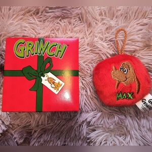 McDonald's Grinch Max Ornament plush 2025